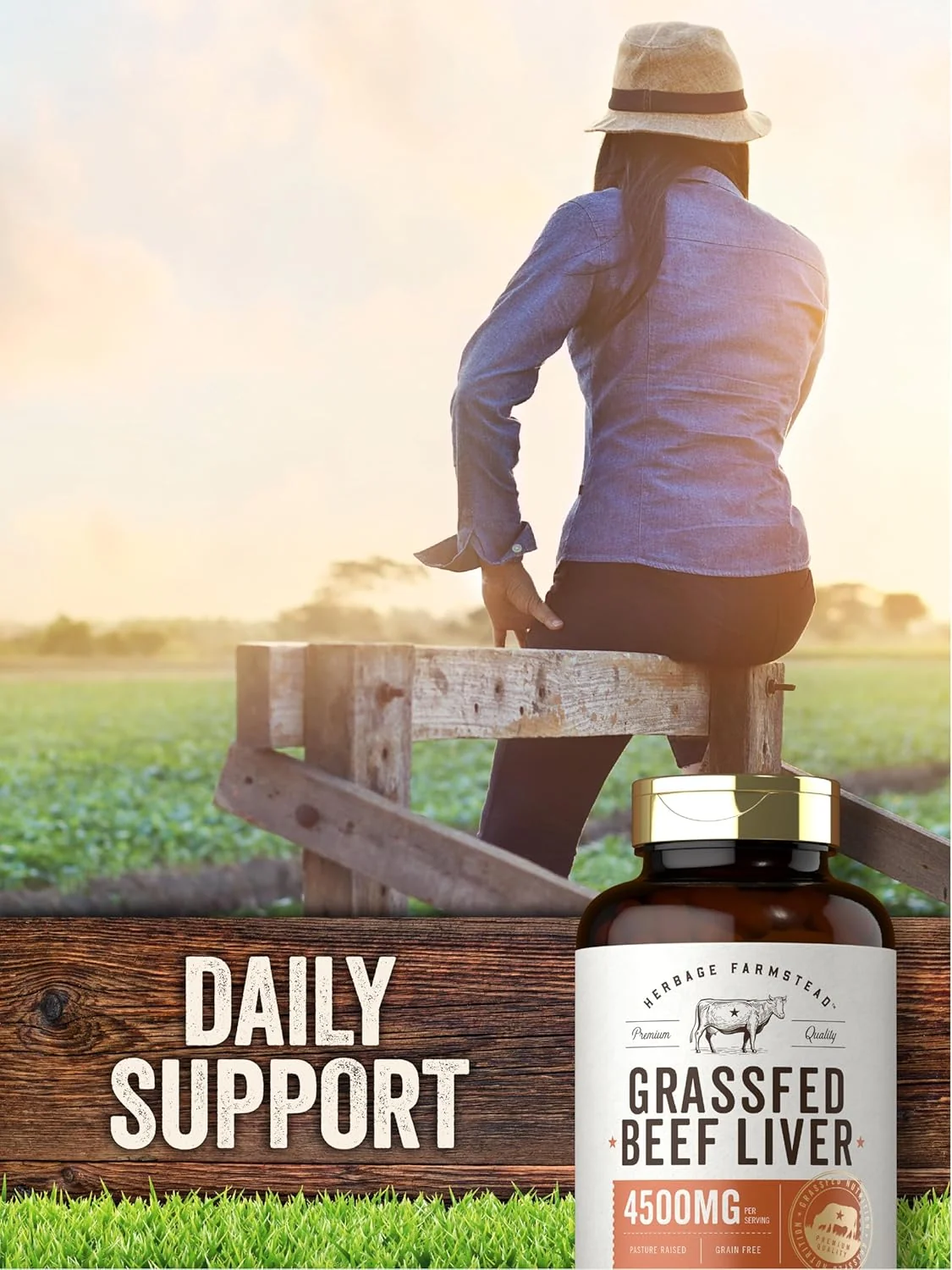 Grass Fed Beef Liver 4500mg per serving | 250 Capsules - Image 6