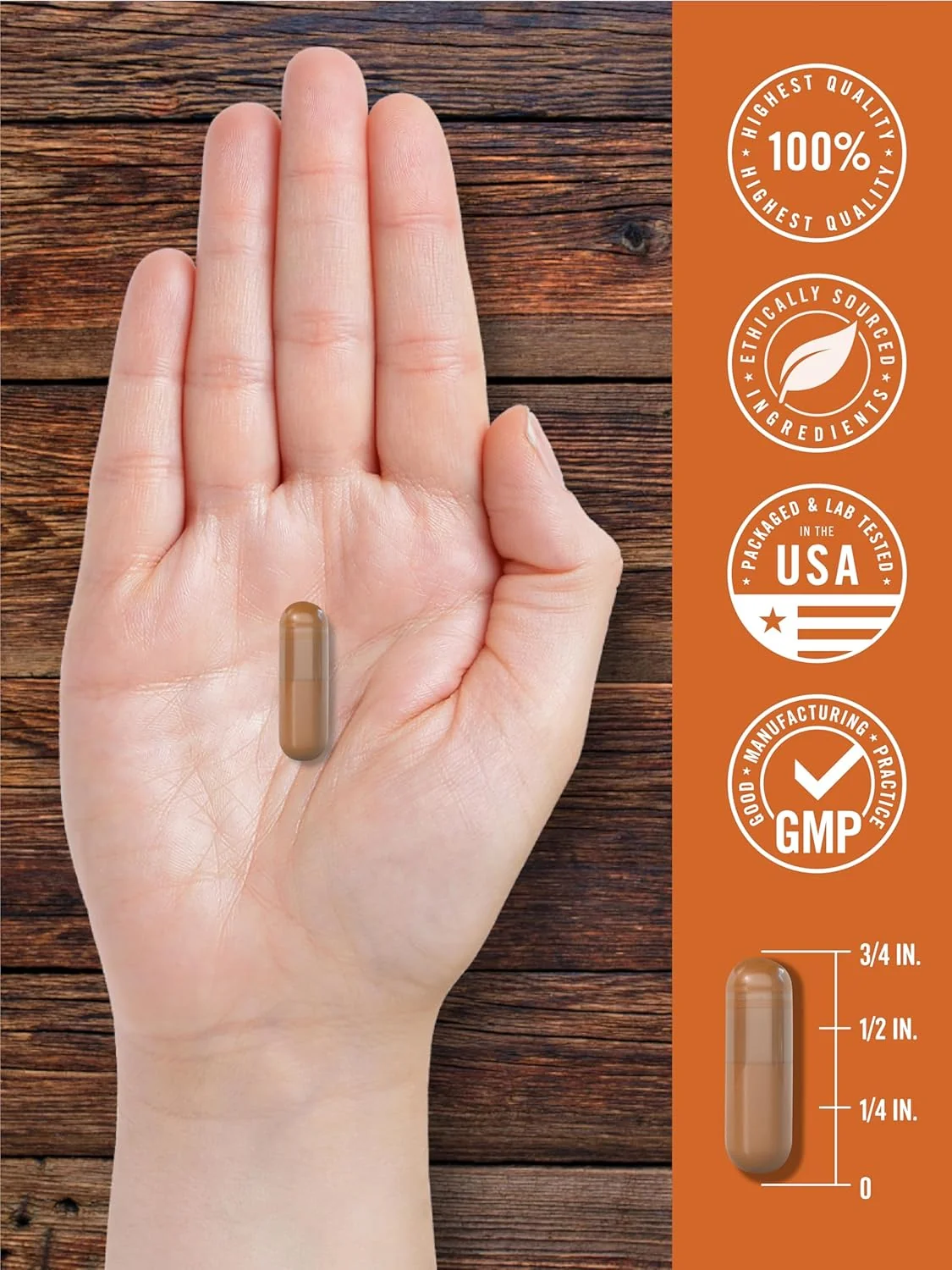 Grass Fed Beef Liver 4500mg per serving | 250 Capsules - Image 7