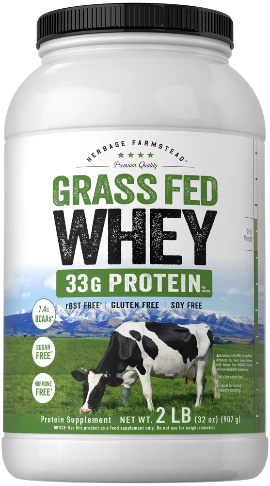 Grass Fed Whey Protein | 2lb Powder