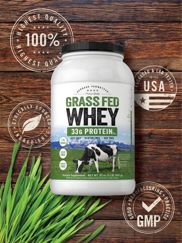Grass Fed Whey Protein | 2lb Powder - Image 5