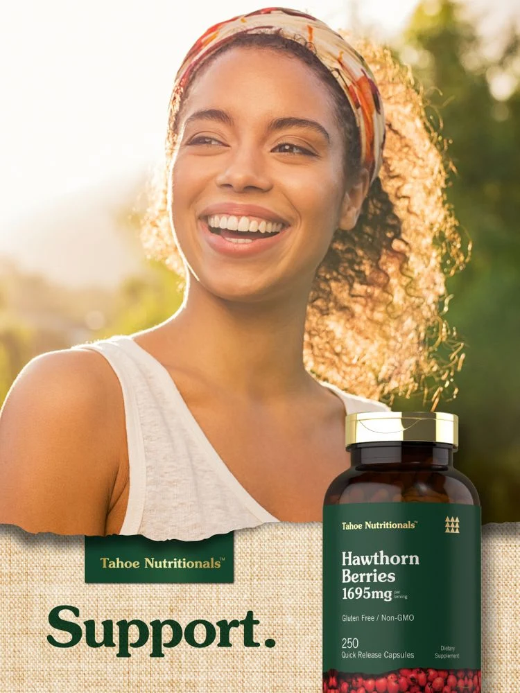 Hawthorn Berry 1695mg per serving | 250 Capsules - Image 7