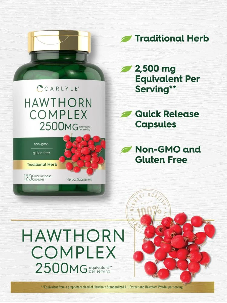 Hawthorn Berry Complex | 120 Capsules - Image 3