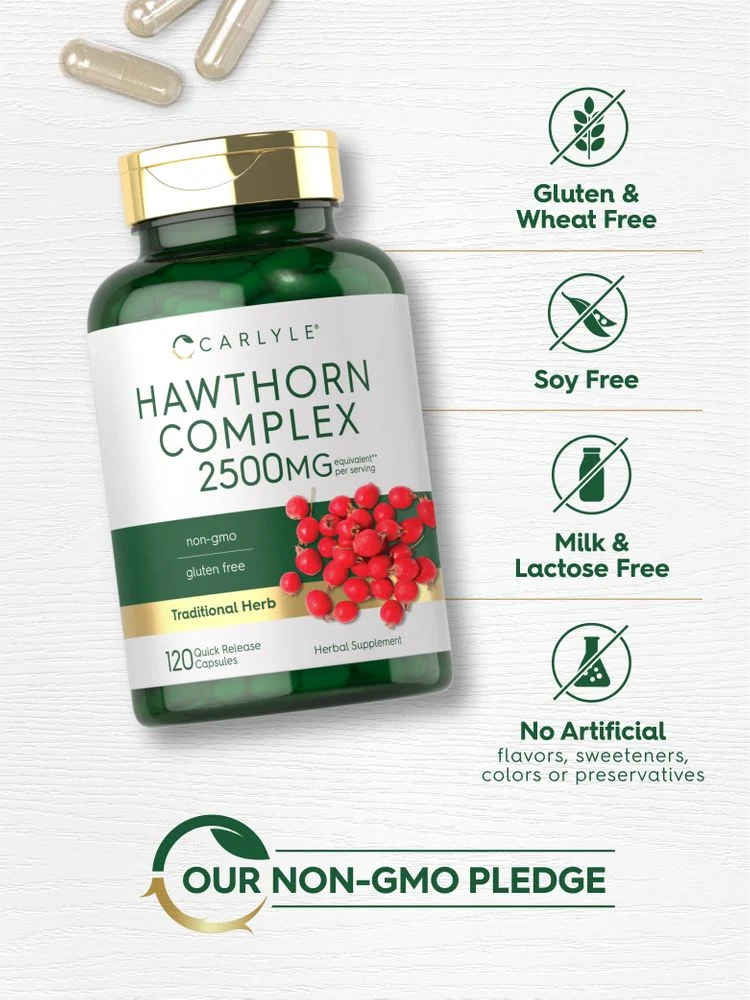 Hawthorn Berry Complex | 120 Capsules - Image 4
