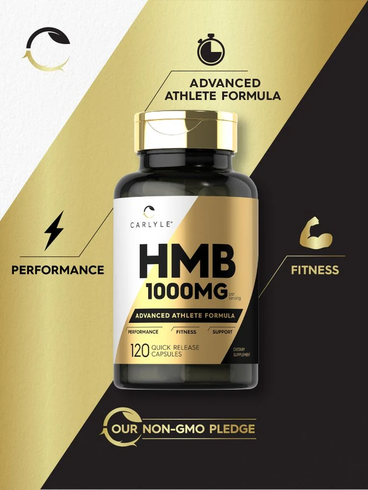 HMB 1000mg per serving | 120 Capsules - Image 4