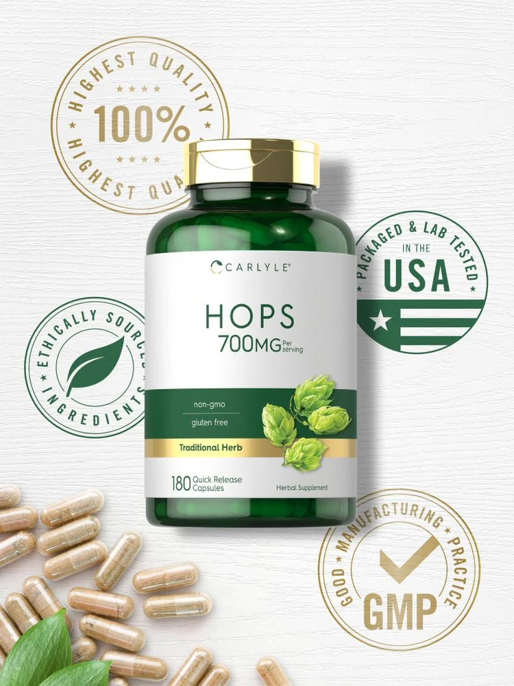 Hops 700mg per serving | 180 Capsules - Image 5