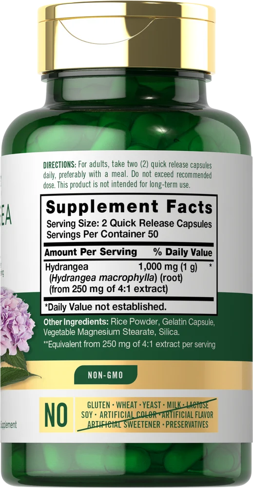 Hydrangea Root | 100 Capsules - Image 2