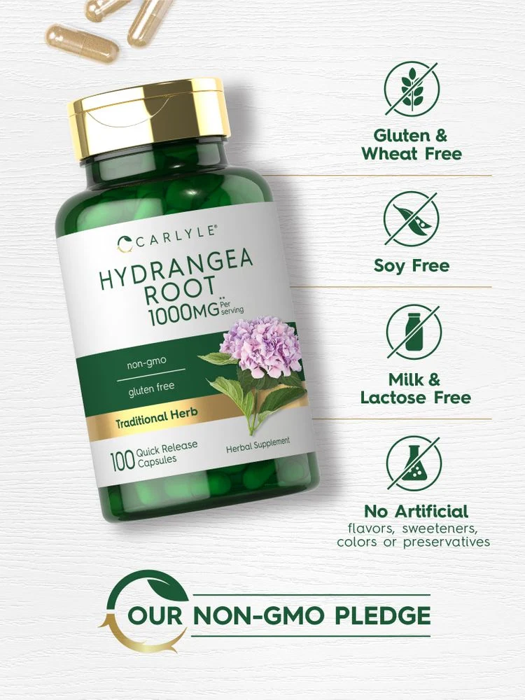 Hydrangea Root | 100 Capsules - Image 4