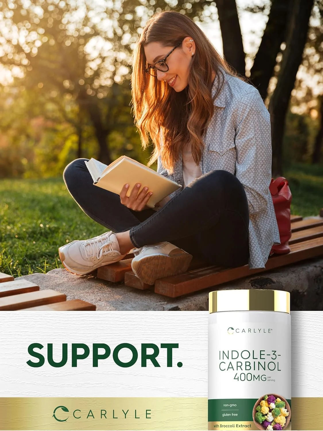 Indole-3-Carbinol 400mg per serving | 120 Capsules - Image 6