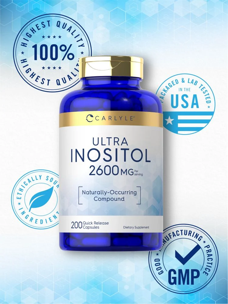 Inositol 2600mg | 200 Capsules - Image 5