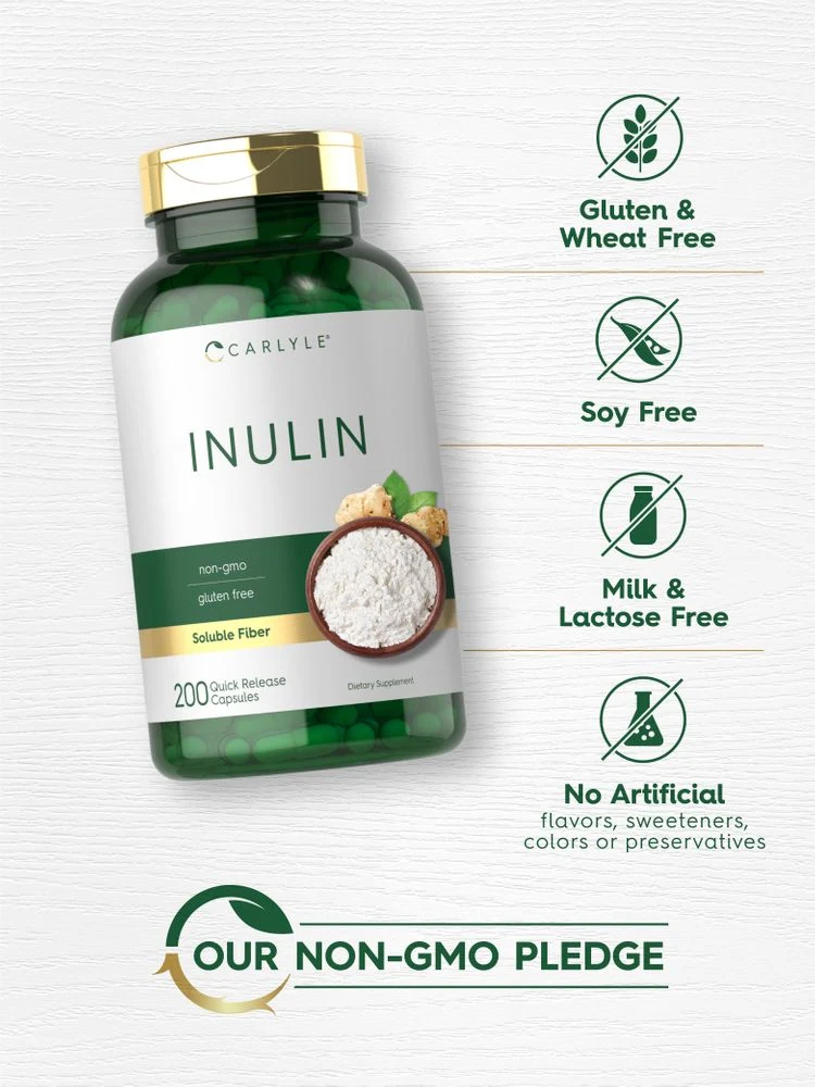 Inulin | 200 Capsules - Image 4