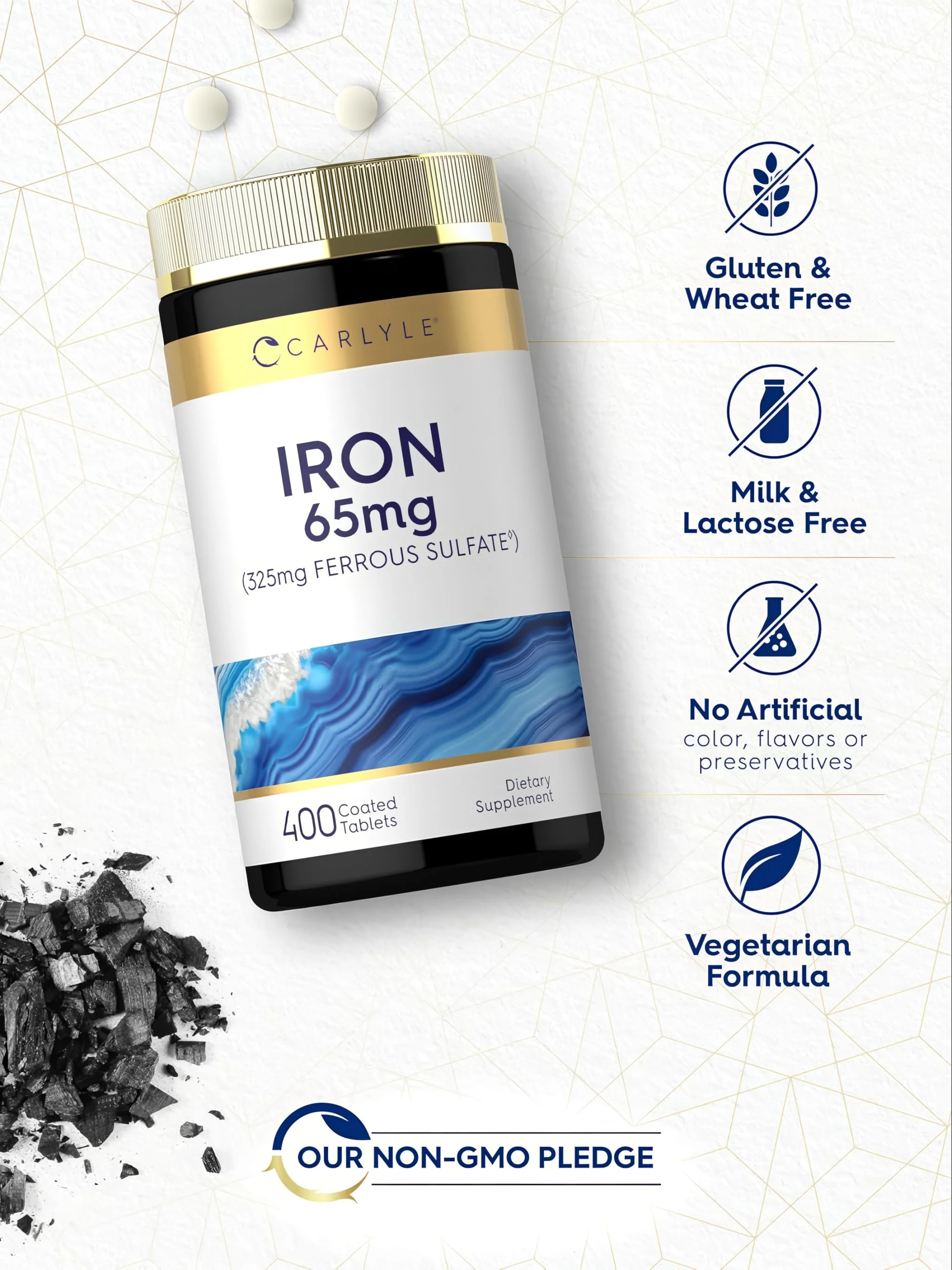 Iron Ferrous Sulfate 65mg | 400 Tablets - Image 5