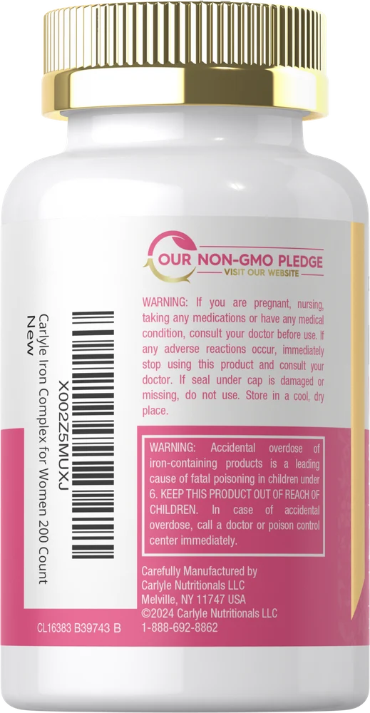 Iron for Women | 200 Tablets - Image 3