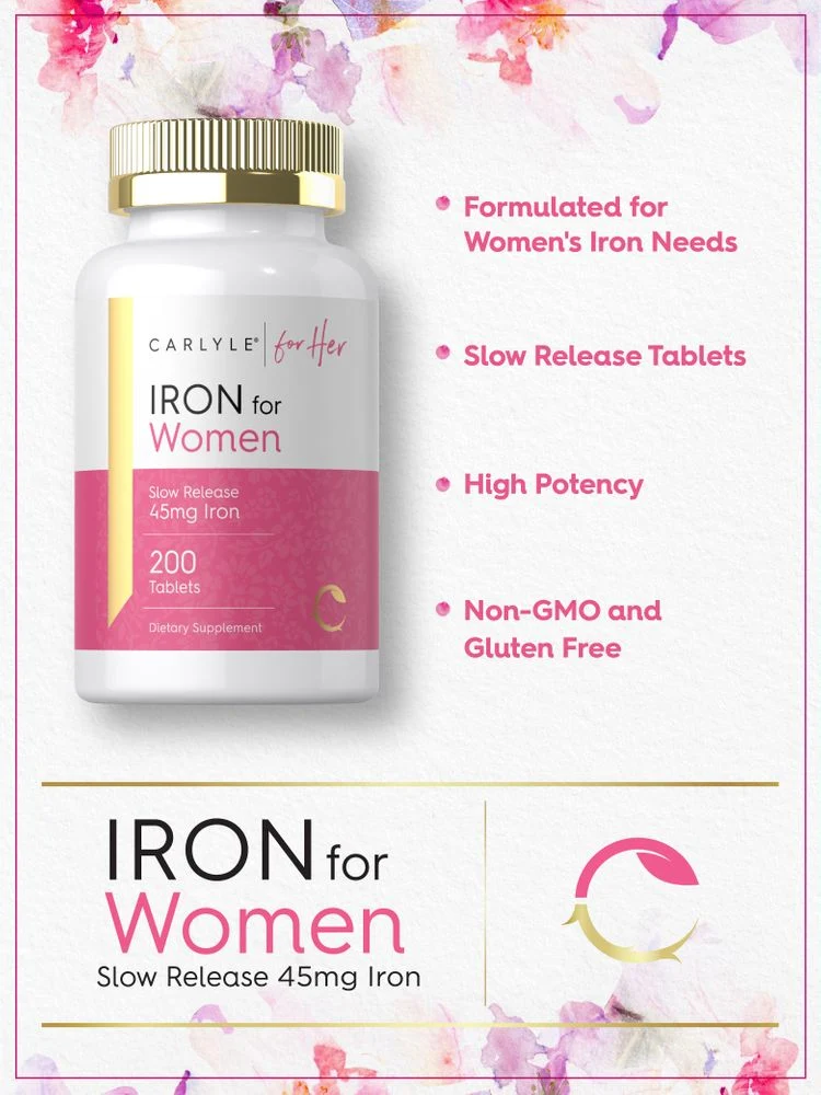 Iron for Women | 200 Tablets - Image 4