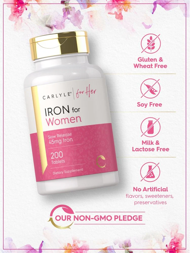 Iron for Women | 200 Tablets - Image 5