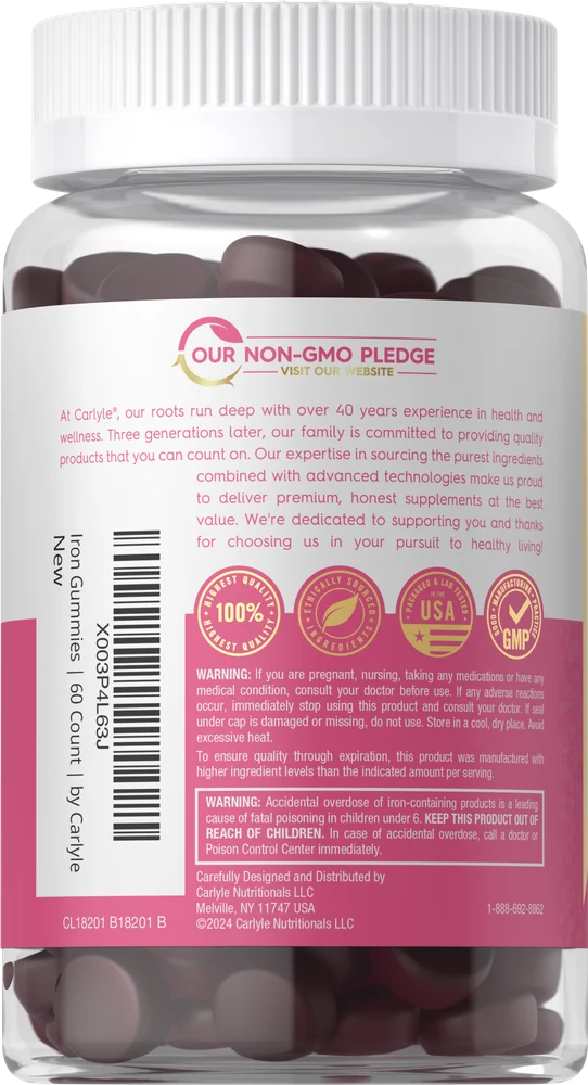 Iron for Women | 60 Gummies - Image 3