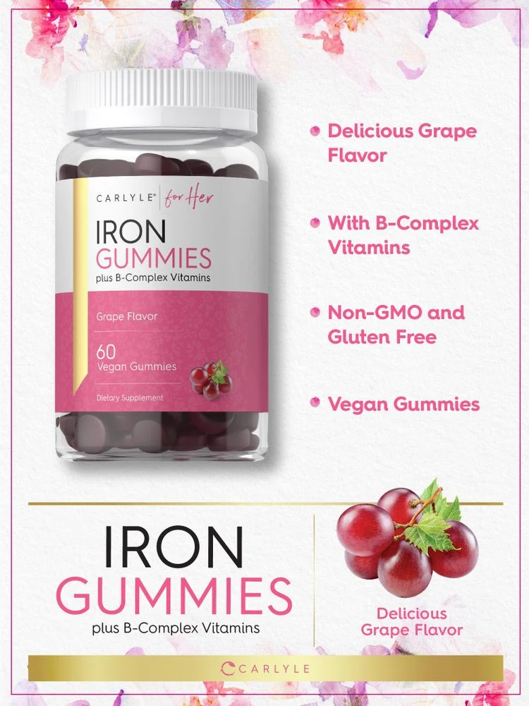 Iron for Women | 60 Gummies - Image 4