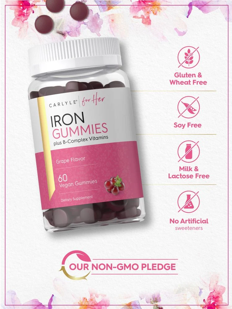 Iron for Women | 60 Gummies - Image 5