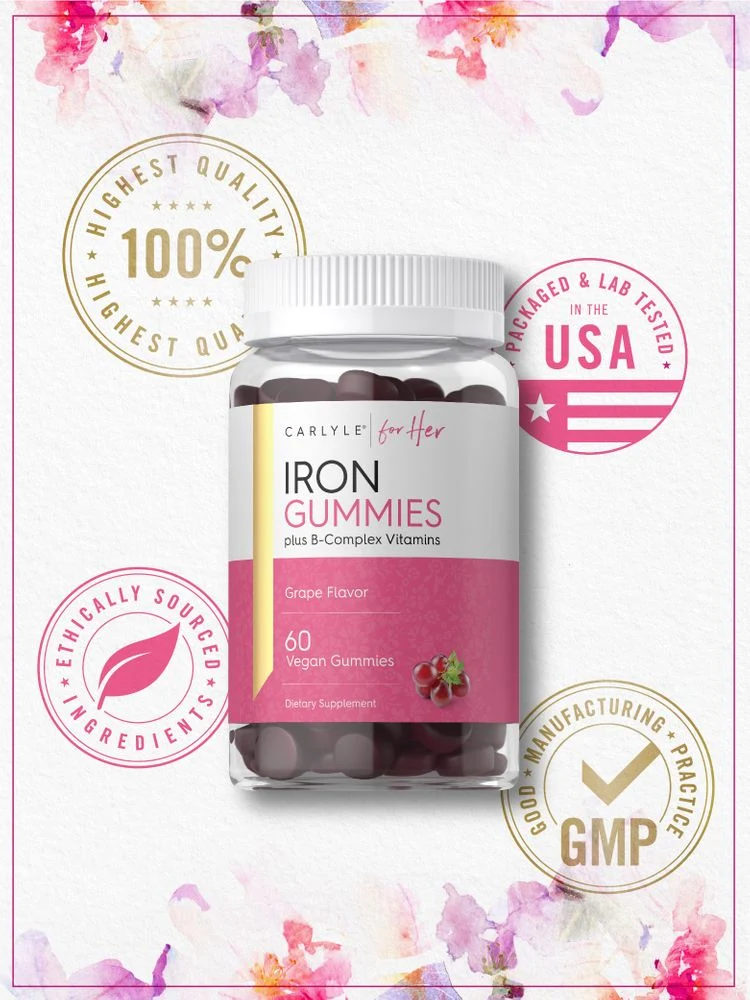 Iron for Women | 60 Gummies - Image 6