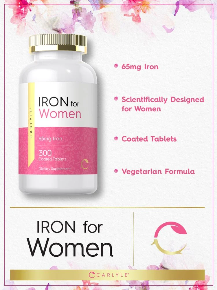 Iron for Women 65mg | 300 Tablets - Image 4