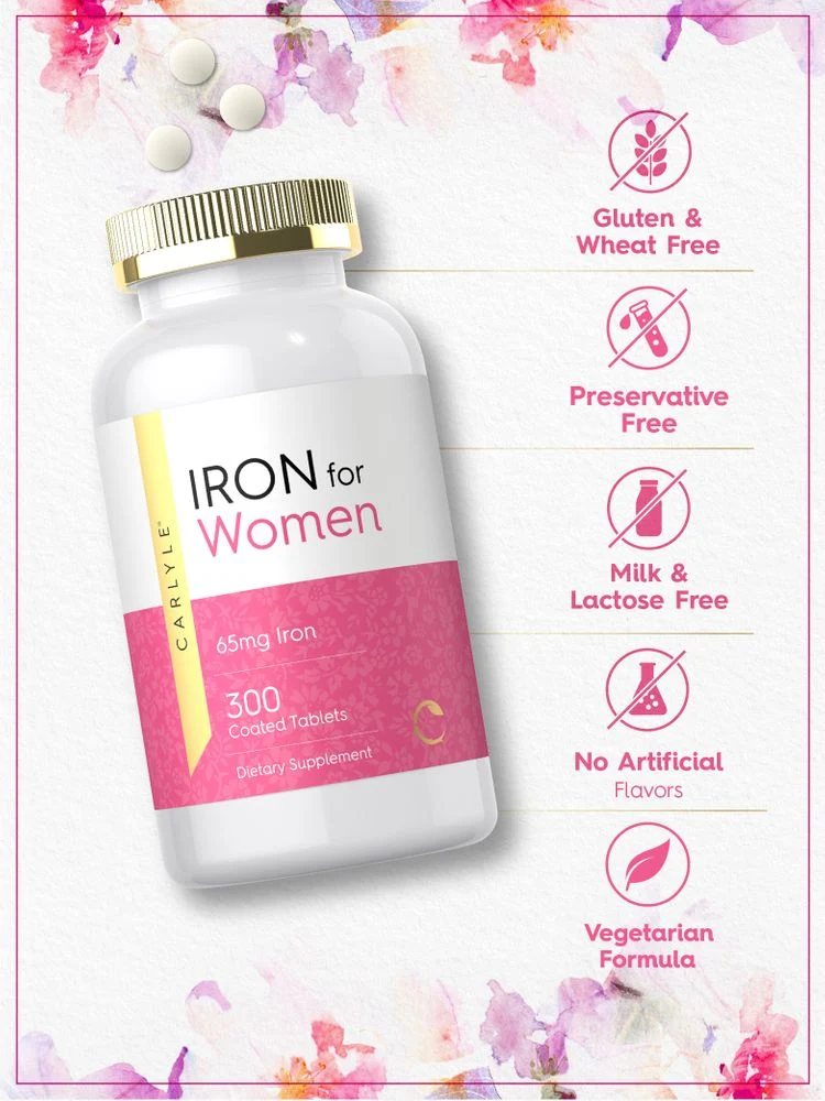 Iron for Women 65mg | 300 Tablets - Image 5
