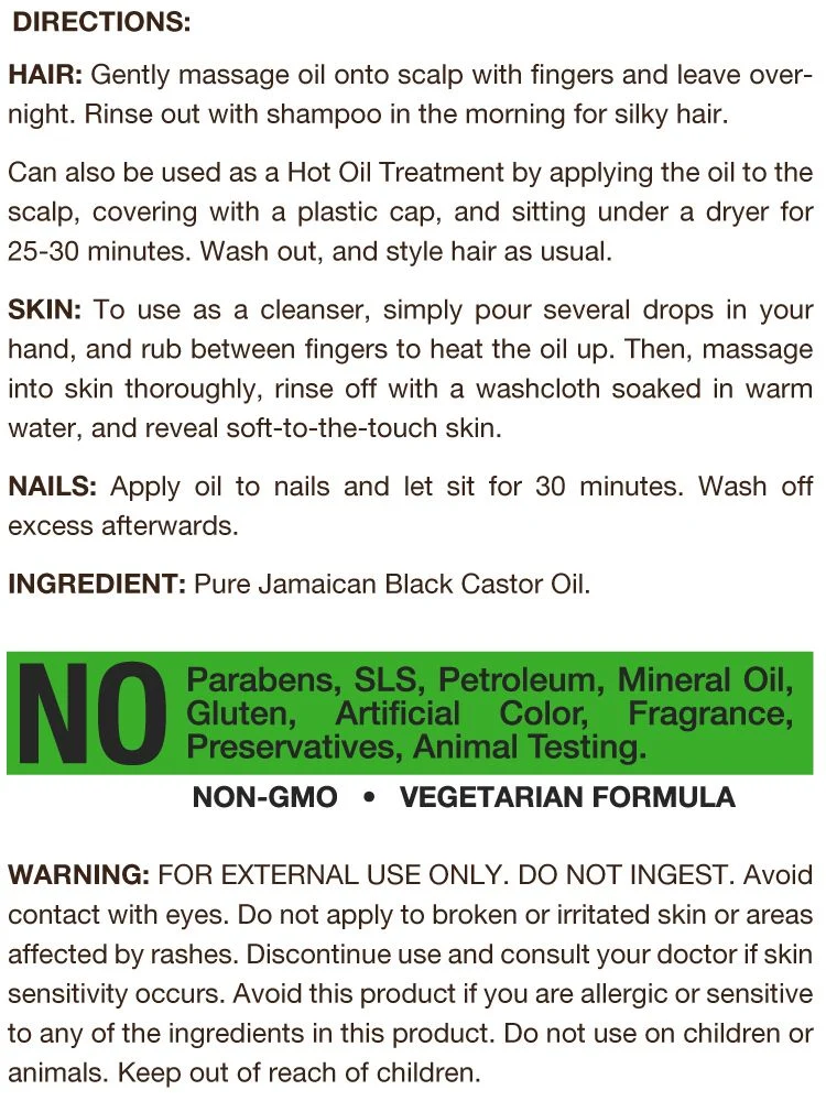 Jamaican Black Castor Oil | 16oz Liquid - Image 3