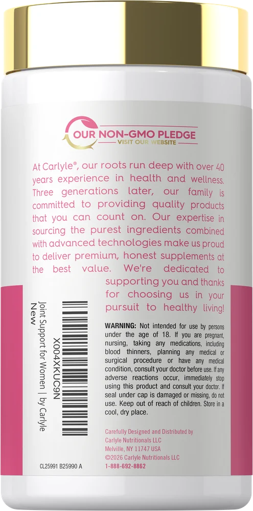 Joint Support For Women | 60 Softgels - Image 3