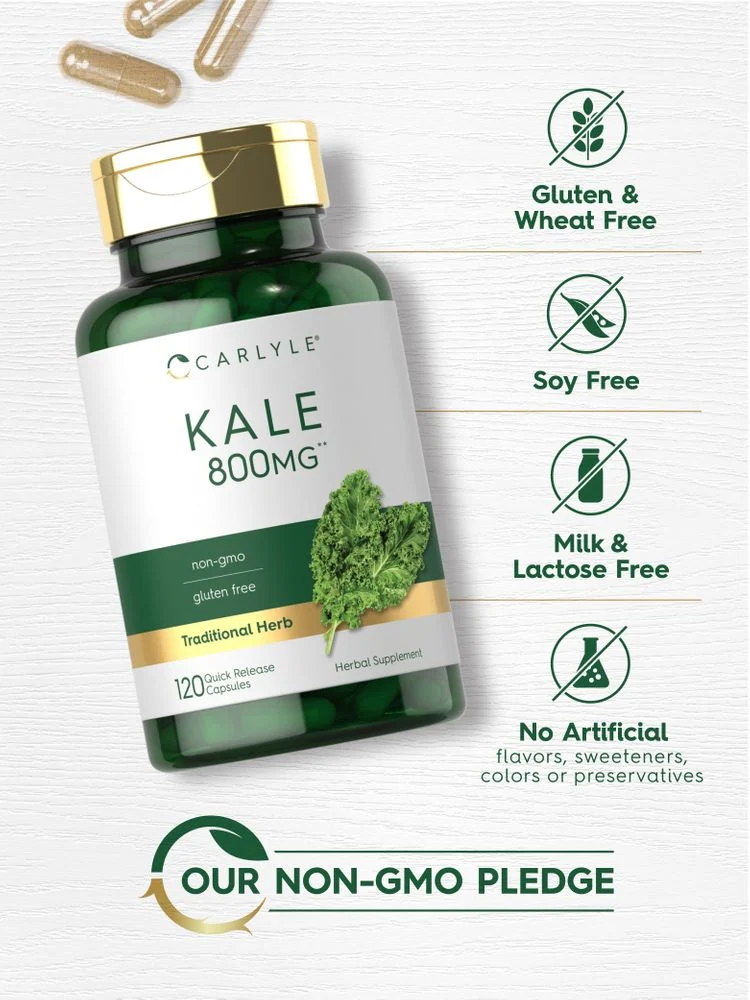 Kale Extract | 120 Capsules - Image 4