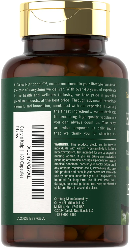 Kelp Supplement | 180 Capsules - Image 3