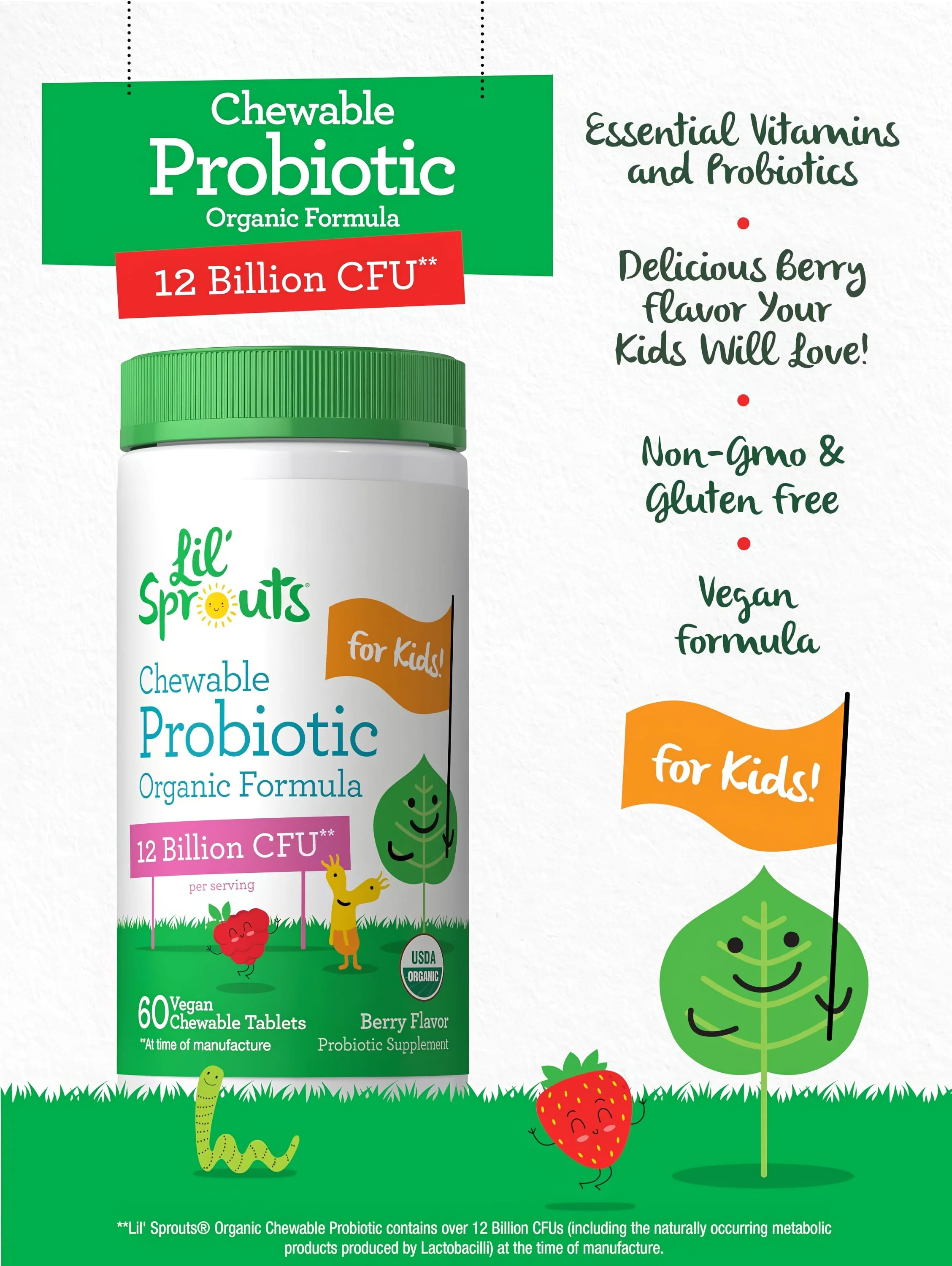 Kids Chewable Probiotic | 12 Billion CFU - Image 4
