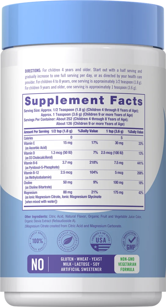 Kids Magnesium Powder | 16 oz - Image 2