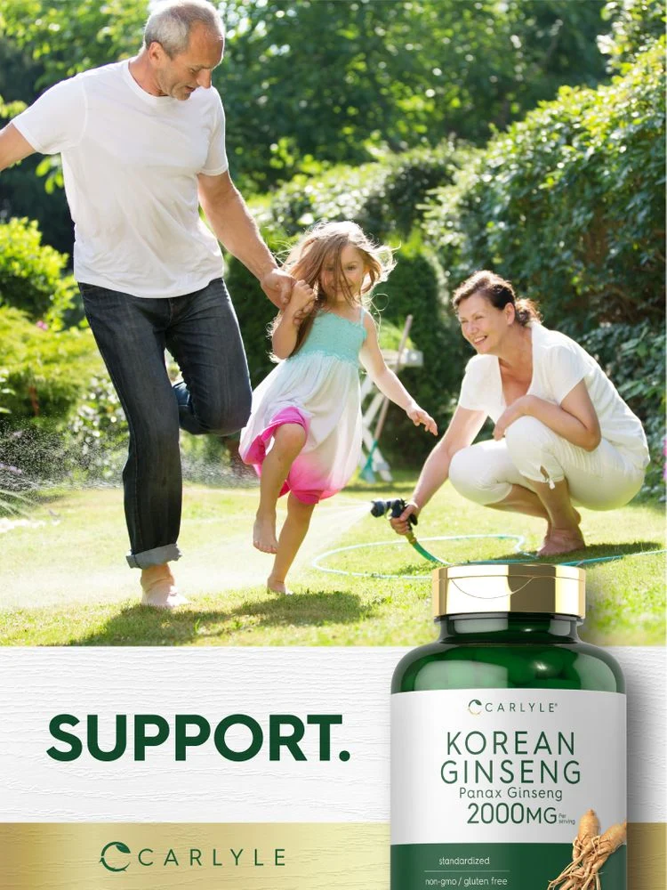 Korean Ginseng Extract 2000mg per serving | 200 Capsules - Image 7