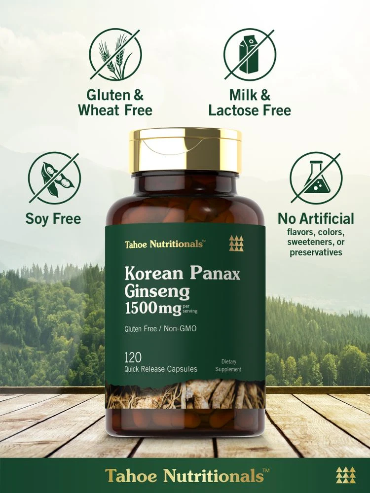 Korean Panax Ginseng 1500mg per serving | 120 Capsules - Image 5