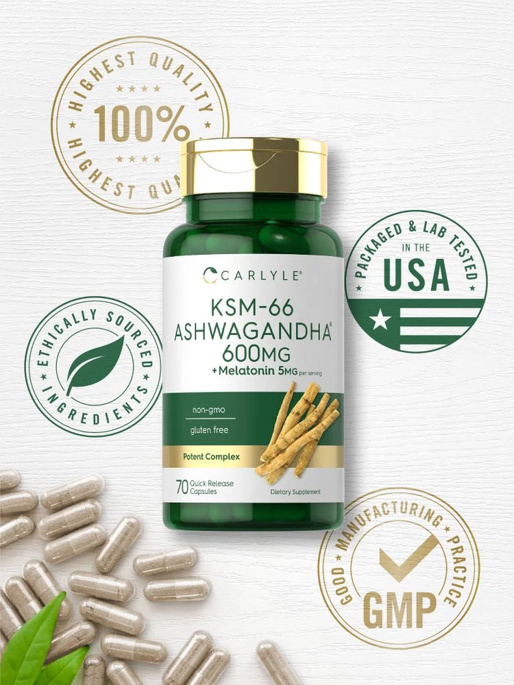 KSM-66 Ashwagandha 600mg per serving | 70 Capsules - Image 5
