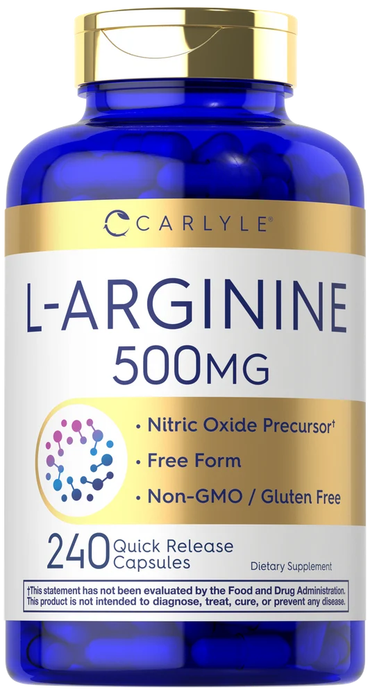 L-Arginine 500mg | 240 Capsules