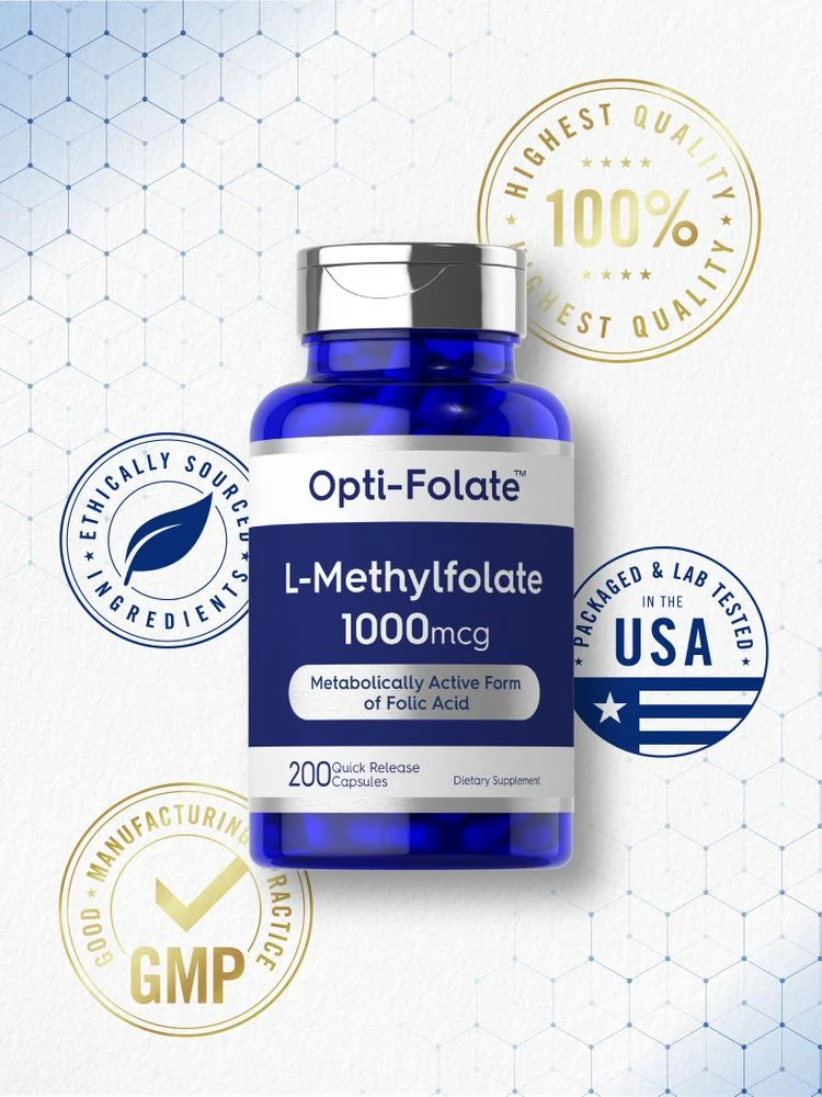 L-Methylfolate 1000mcg | 200 Capsules - Image 5
