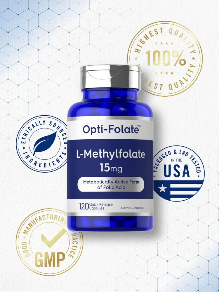 L-Methylfolate 15mg | 120 Capsules - Image 5
