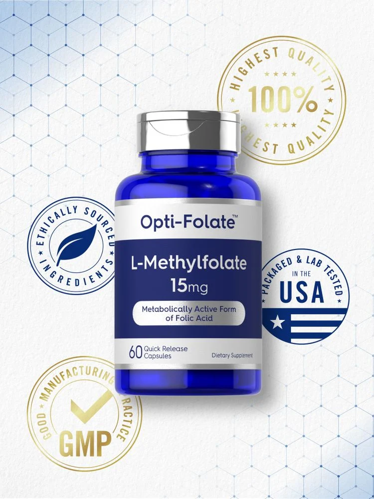 L-Methylfolate 15mg | 60 Capsules - Image 5