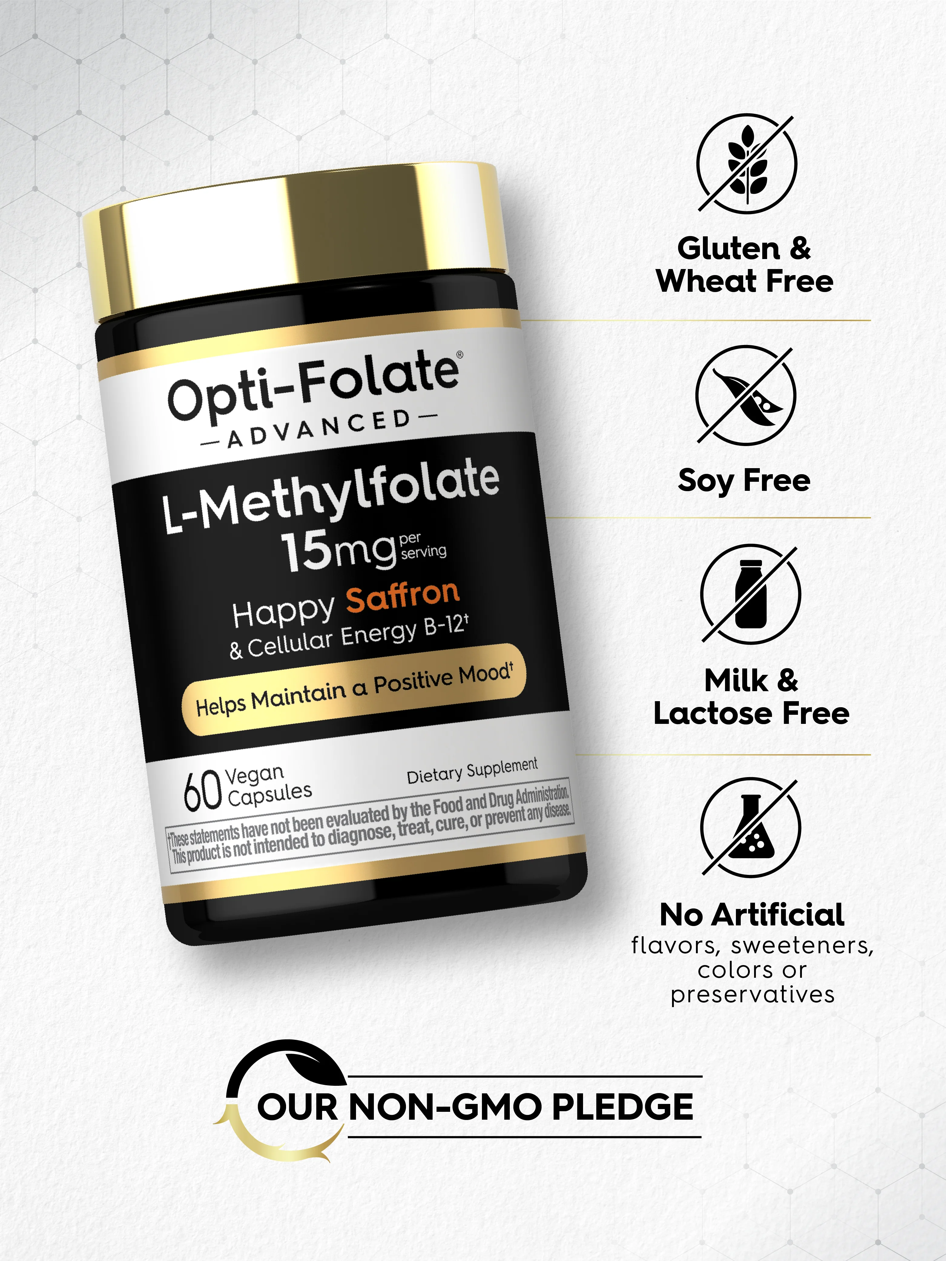 L Methylfolate 15mg | 60 Capsules - Image 5
