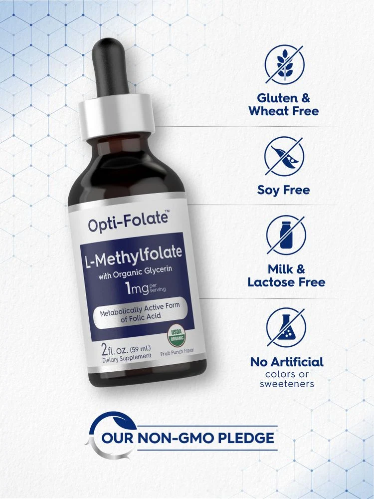 L-Methylfolate Drops 1mg | 2oz - Image 5
