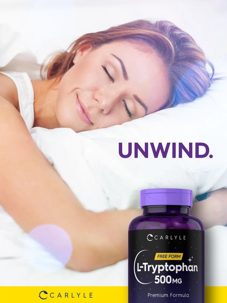 L-Tryptophan 500mg | 120 Capsules - Image 7