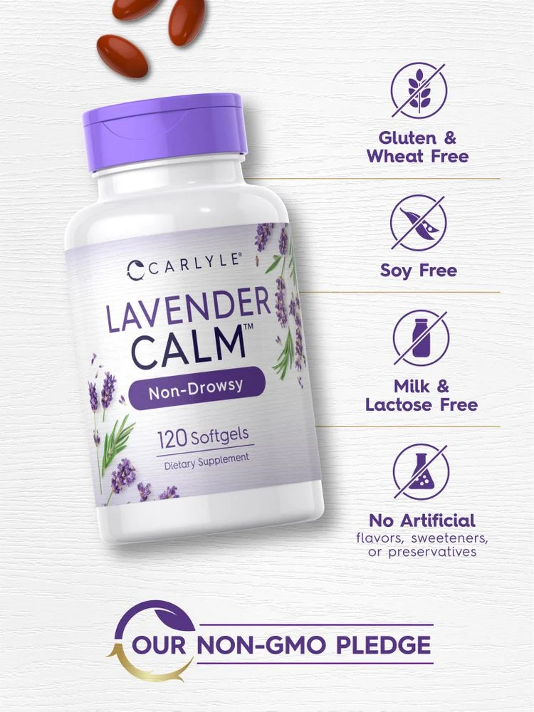 Lavender 80mg | 120 Softgels - Image 4