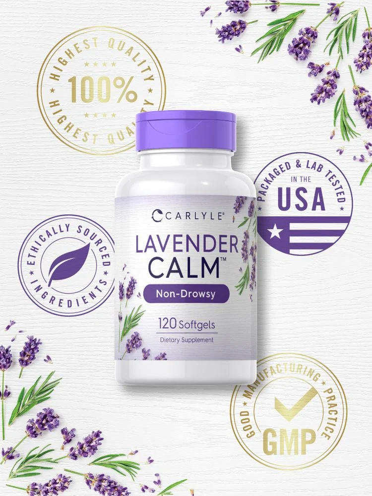 Lavender 80mg | 120 Softgels - Image 5