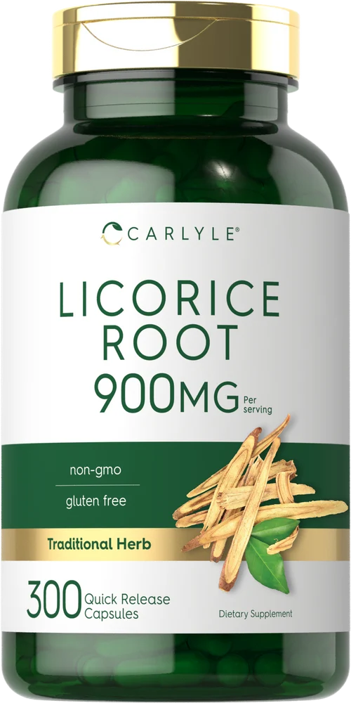 Licorice Root 900mg per serving | 300 Capsules