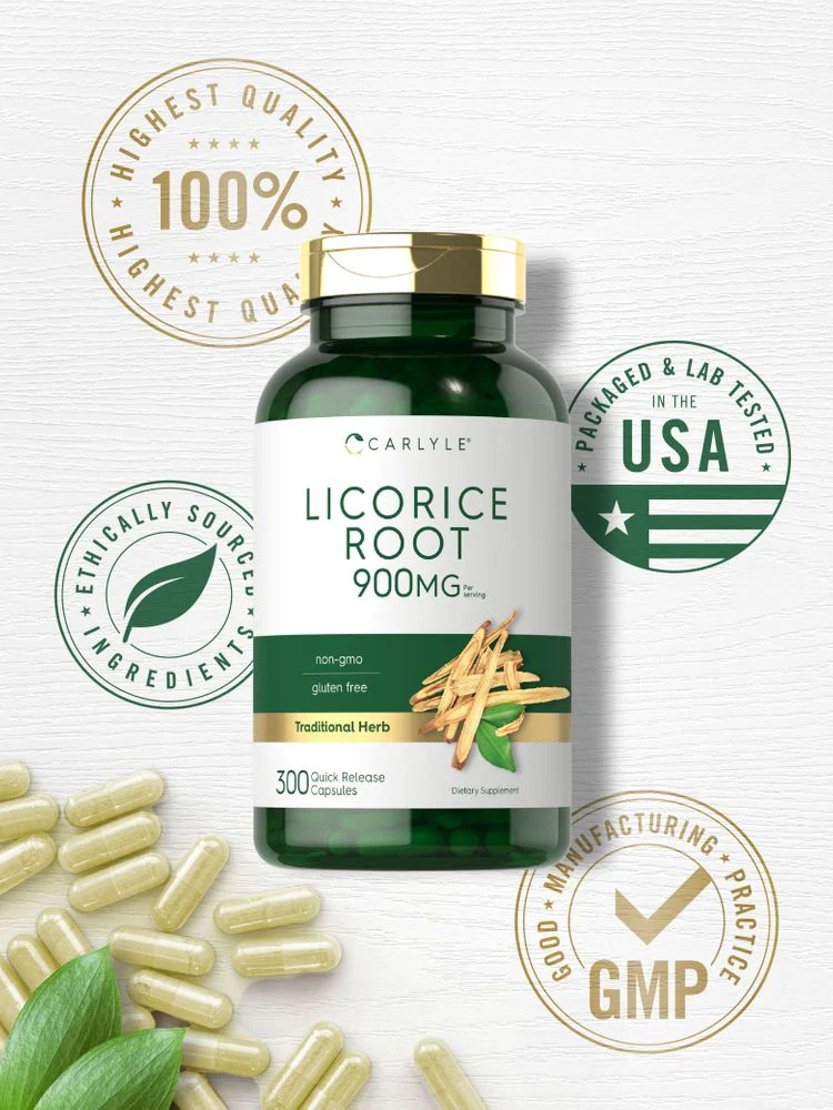 Licorice Root 900mg per serving | 300 Capsules - Image 5