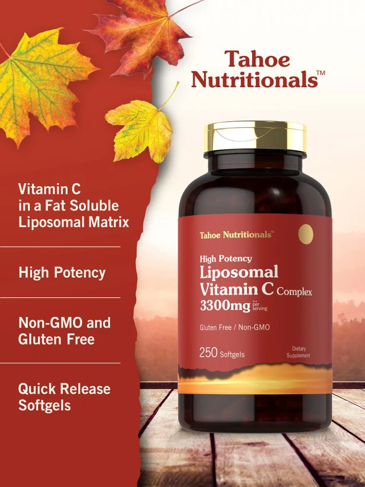 Liposomal Vitamin C Complex 3300mg | 250 Softgels - Image 4