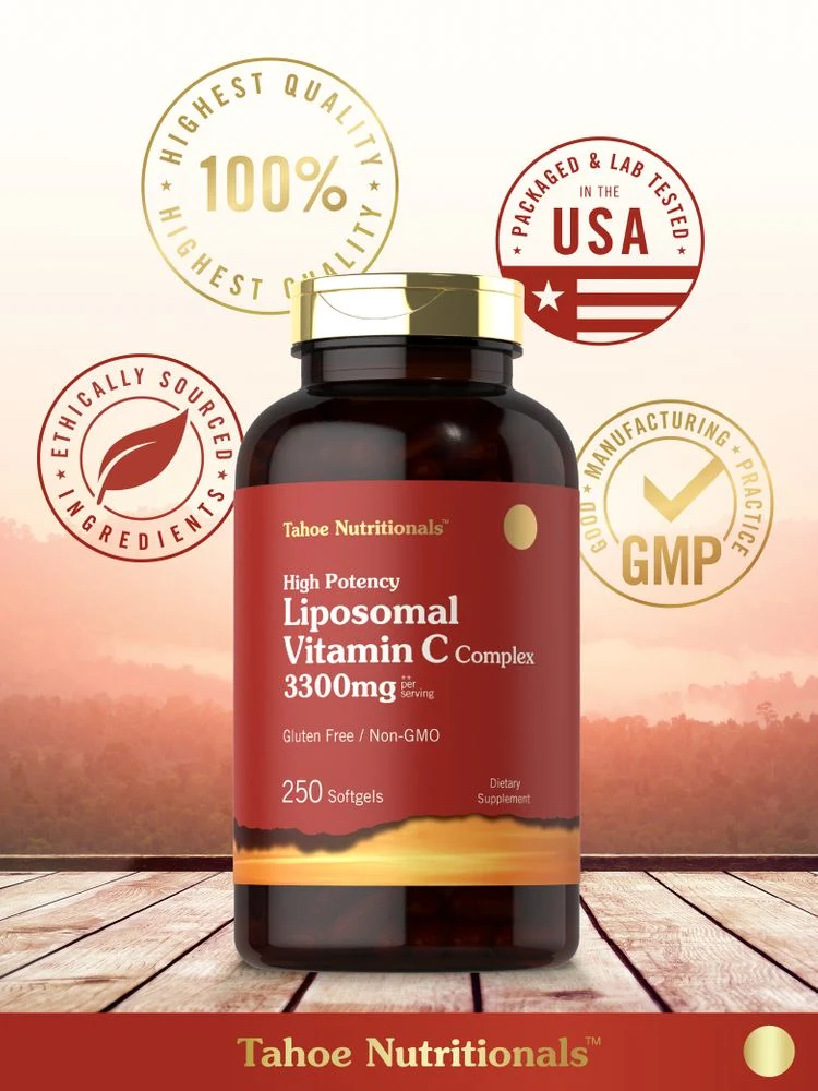 Liposomal Vitamin C Complex 3300mg | 250 Softgels - Image 6
