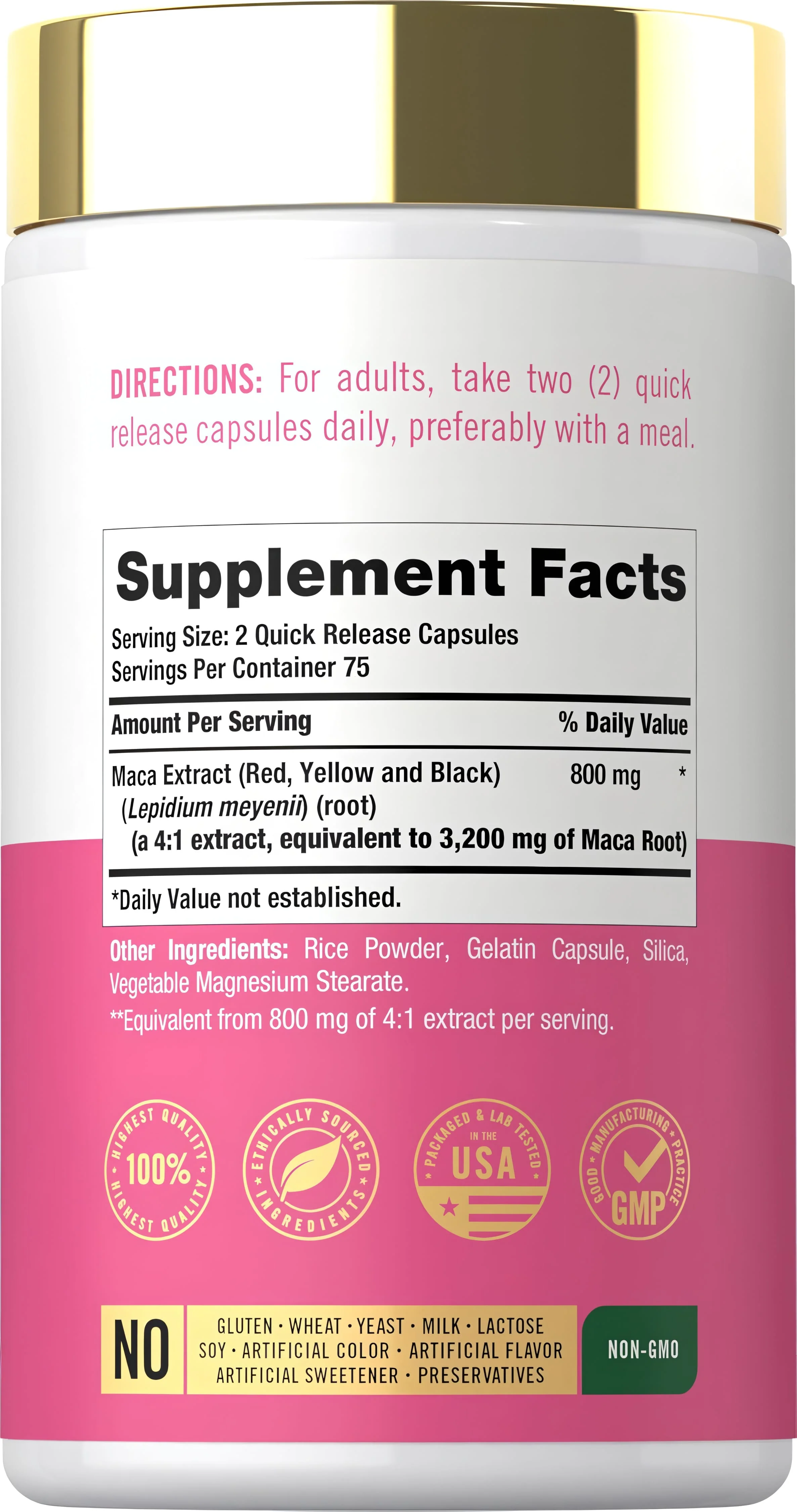 Maca Root for Women | 150 Capsules - Image 2