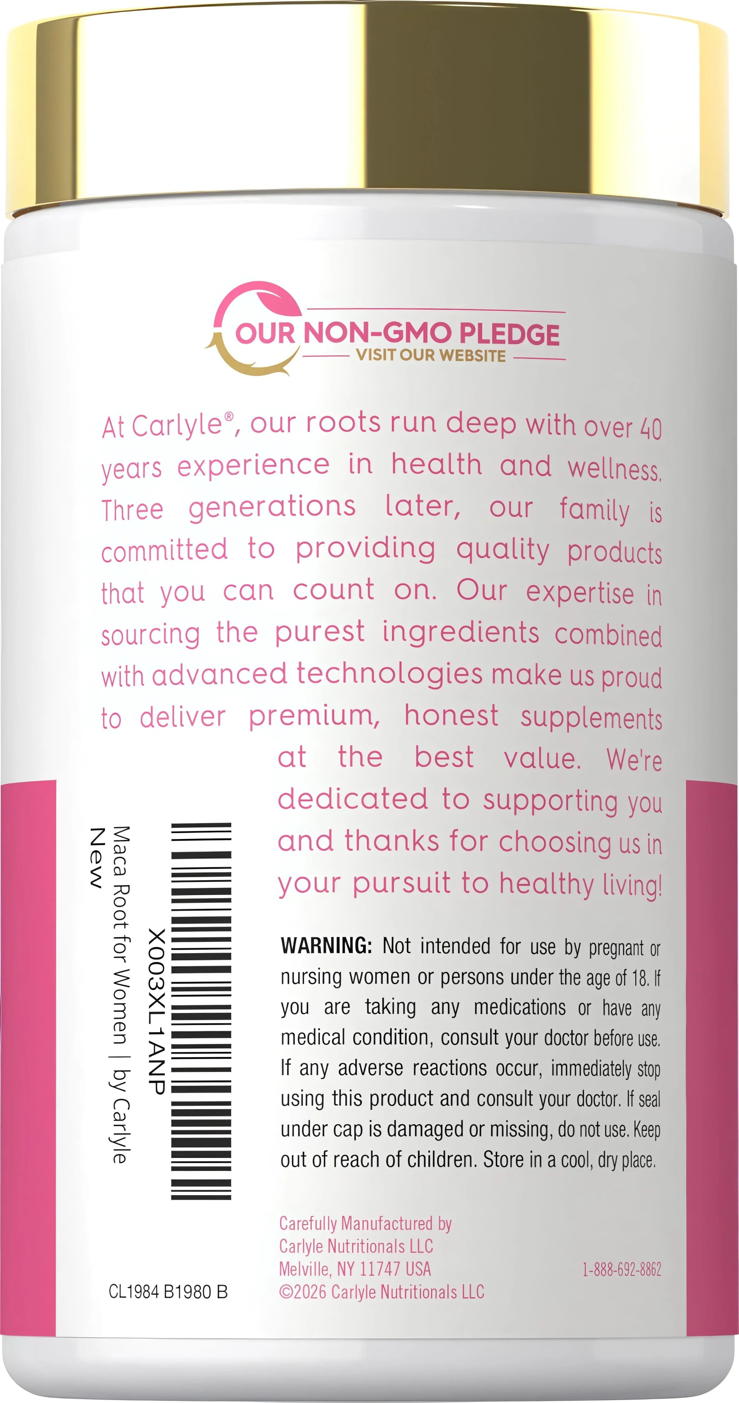 Maca Root for Women | 150 Capsules - Image 3