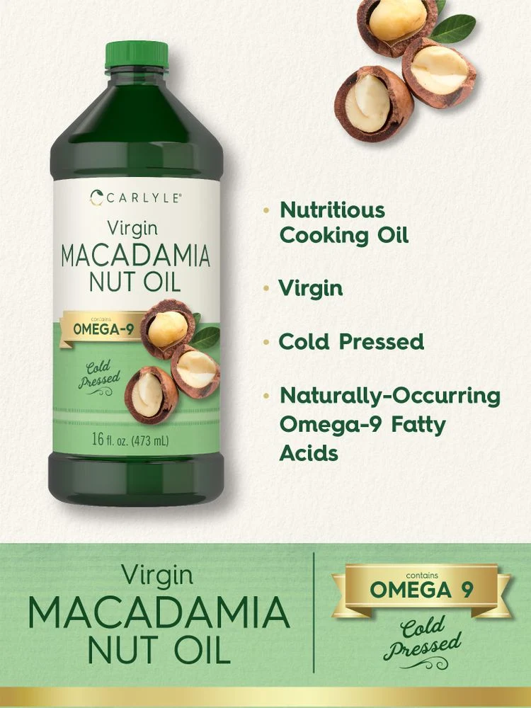 Macadamia Nut Oil | 3 x 16 fl oz Liquid (Pack of 3) - Image 3
