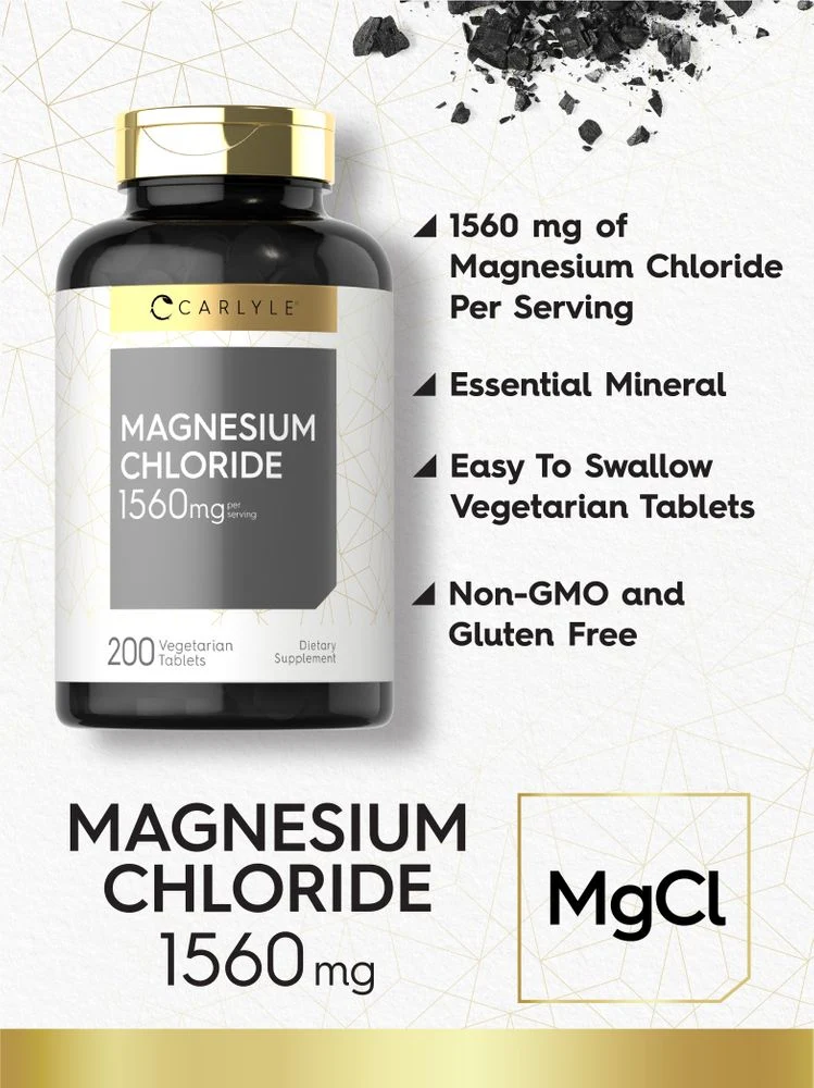 Magnesium Chloride 1560mg per serving | 200 Tablets - Image 3